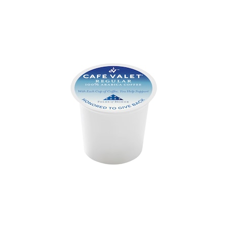 Cafe Valet Folds of Honor Single-Serve Coffee Capsules, Regular, 80 Coffee Pods DM-60002156